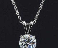 Stunning Diamond Solitaire Pendant – A Perfect Touch of Elegance