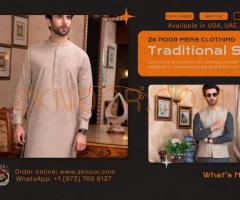 The Best Traditional Kameez And Shalwar Clothing | ZK Noor Mens Clothing