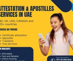 Stress Free: USA Certificate attestation services in the UAE - Image 1