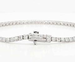 Elegant White Gold 14K Bracelet - Shop Now! - Image 2