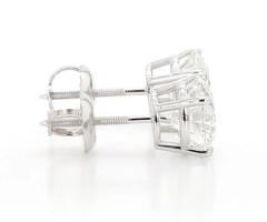 Elegant Lab Grown Diamond Stud Earrings - Sustainable Luxury - Image 1