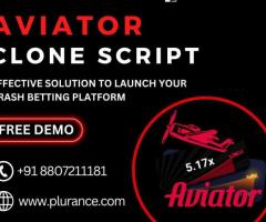 Multiply your success in crash betting industry with aviator clone script