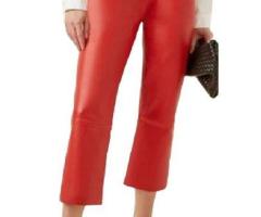 Feel the Luxury of Leather Capris for Women!